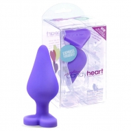 Анальна пробка CANDY HEART фиолетовая