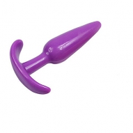 Анальная силиконовая втулка фиолет