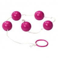 Анальновагинальные шарики лёгкие фуксия