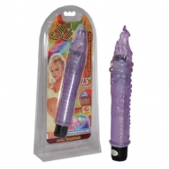 Вибратор фиолетовый с тонким концом