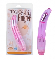 Вибратор Magical Big Finger розовый