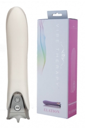 Вибратор многопрограмный водонепроницаемый силикон белый