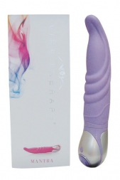 Вибратор силикон Mantra сиреневый