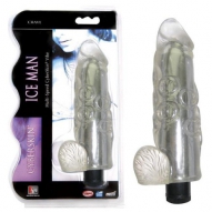 Вибратор силиконовый  прозр