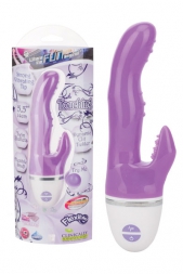 Вибратор  сиреневый с шипами