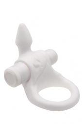 Виброкольцо белое REE Max Vibrating Cockring White
